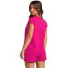 imageWIHOLL 2 Piece Sets for Women Casual Summer Travel Vacation Outfits Cap Sleeve Shorts Lounge SetHot Pink