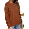imageWIHOLL Ladies Sweatshirts for Women Crewneck Long Sleeve Shirts Tunic Tops for Leggings S2XL