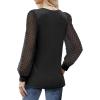imageWIHOLL Long Sleeve Shirts for Women Tops Tunic Fall Trendy Crew Neck ClothesBlack