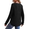 imageWIHOLL Sweaters for Women Long Sleeve Shirts Fall Clothes 2023 Fashion Trendy00black
