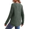 imageWIHOLL Sweaters for Women Long Sleeve Shirts Fall Clothes 2023 Fashion Trendy00green