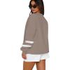 imageWIHOLL Womens Oversized Sweatshirts Long Sleeve Tops Fall Winter Clothes Crewneck Cozy Outfits Pullover 2024 FashionGrey Coffee