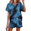 Short Sleeve - Tie Dye Blue