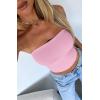 imageWIHOLL 3 Pack Tube Tops for Women Slim Fit Crop Tops Going Out Strapless Tank Tops Bandeau Summer Outfits 2025 Y2K Clothes3 Pack BlackWhitePink