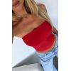 imageWIHOLL 3 Pack Tube Tops for Women Slim Fit Crop Tops Going Out Strapless Tank Tops Bandeau Summer Outfits 2025 Y2K Clothes3 Pack BlackWhiteRed