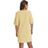 imageWIHOLL Night Gowns for Women Short Sleeve Casual Sleep Shirt Loungerwaer Pullover Tshirts DressesApricot
