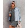 imageWIHOLL Night Gowns for Women Short Sleeve Casual Sleep Shirt Loungerwaer Pullover Tshirts DressesWhite Striped