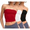 3 Pack Black/White/Red