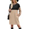 Color Block Beige
