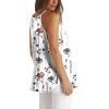 imageWIHOLL Womens Pleated Tank Tops Spaghetti Strap Camisole Halter Tops Curved Hem Fashion 2025Lfloral Light Grey
