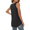 imageWIHOLL Tank Tops for Women Loose Fit Summer Tops V Neck Sleeveless Tanks Trendy5dark Grey