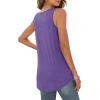 imageWIHOLL Tank Tops for Women Loose Fit Summer Tops V Neck Sleeveless Tanks Trendy5light Purple