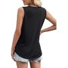 imageWIHOLL Tank Tops for Women Summer Outfits 2025 Square Neck Casual Shirts Blouses1black