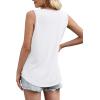 imageWIHOLL Tank Tops for Women Summer Outfits 2025 Square Neck Casual Shirts Blouses1white