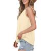 imageWIHOLL Women Tank Top Casual Summer Tops 2024 Fashion Spaghetti Strap Sleeveless V Neck Shirts Sexy CamisolesApricot