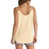 imageWIHOLL Women Tank Top Casual Summer Tops 2024 Fashion Spaghetti Strap Sleeveless V Neck Shirts Sexy CamisolesApricot
