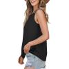 imageWIHOLL Women Tank Top Casual Summer Tops 2024 Fashion Spaghetti Strap Sleeveless V Neck Shirts Sexy CamisolesBlack