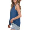 imageWIHOLL Women Tank Top Casual Summer Tops 2024 Fashion Spaghetti Strap Sleeveless V Neck Shirts Sexy CamisolesBlue