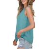 imageWIHOLL Women Tank Top Casual Summer Tops 2024 Fashion Spaghetti Strap Sleeveless V Neck Shirts Sexy CamisolesTeal