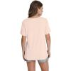 imageWIHOLL Womens Tops Short Sleeve V Neck Tshirts with Mock Up Pocket Fahion Summer Clothes Loose FitBeige