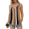imageWIHOLL Women Tank Top Casual Summer Tops 2024 Fashion Spaghetti Strap Sleeveless V Neck Shirts Sexy Camisoles
