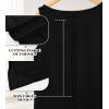 imageWIHOLL Loose Fit Tank Tops for Women Scoop Neck Summer Side Split Sleeveless Shirts 2025 FashionAblack