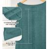 imageWIHOLL Loose Fit Tank Tops for Women Scoop Neck Summer Side Split Sleeveless Shirts 2025 FashionC0 Pine Green