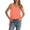 imageWIHOLL Loose Fit Tank Tops for Women Scoop Neck Summer Side Split Sleeveless Shirts 2025 FashionCcoral