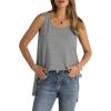 imageWIHOLL Loose Fit Tank Tops for Women Scoop Neck Summer Side Split Sleeveless Shirts 2025 FashionCgrey