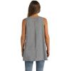 imageWIHOLL Loose Fit Tank Tops for Women Scoop Neck Summer Side Split Sleeveless Shirts 2025 FashionCgrey