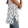 imageWIHOLL Loose Fit Tank Tops for Women Scoop Neck Summer Side Split Sleeveless Shirts 2025 FashionGwhite Print