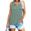 imageWIHOLL Womens Tank Tops Loose Fit Casual Sleeveless Tops Keyhole Neck Trendy Summer Tops Flowy Clothes Outfits 20252sage Green
