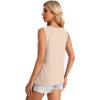 imageWIHOLL Womens Tank Tops Loose Fit Casual Sleeveless Tops Keyhole Neck Trendy Summer Tops Flowy Clothes Outfits 2025Apricot
