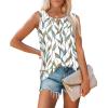 imageWIHOLL Womens Tank Tops Loose Fit Casual Sleeveless Tops Keyhole Neck Trendy Summer Tops Flowy Clothes Outfits 2025Print 01