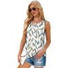 imageWIHOLL Womens Tank Tops Loose Fit Casual Sleeveless Tops Keyhole Neck Trendy Summer Tops Flowy Clothes Outfits 2025Print 01
