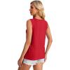 imageWIHOLL Womens Tank Tops Loose Fit Casual Sleeveless Tops Keyhole Neck Trendy Summer Tops Flowy Clothes Outfits 2025Red