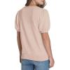 imageWIHOLL Womens Puff Short Sleeve Sweater 2025 Spring Summer Tops Trendy Business Casual Outfits Work Blouses ClothesApricot
