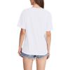 imageWIHOLL Womens Summer Tops V Neck Short Sleeve T Shirts Dressy Casual Basic Tee Clothes 2025A  White