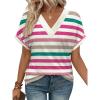2-striped - Hot Pink