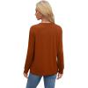 imageWIHOLL Womens Long Sleeve Shirts Loose Fits Fall Outfits Basic Casual Tunic Tops Crewneck ClothesCamarel