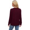 imageWIHOLL Womens Long Sleeve Shirts Loose Fits Fall Outfits Basic Casual Tunic Tops Crewneck ClothesPurple