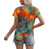 imageWIHOLL Womens Tops Basic Summer V Neck T Shirts Short Sleeve Dressy Casual Loose Fit Cute Tee Clothes Trendy Fashion Outfits4coconut Bloom