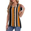 imageWIHOLL Womens Tops Basic Summer V Neck T Shirts Short Sleeve Dressy Casual Loose Fit Cute Tee Clothes Trendy Fashion Outfits4polka Dot