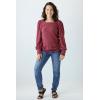 imageWIHOLL Long Sleeve Shirts for Women Trendy Casual Square Neck Tops Lightweight Sweaters07red