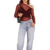 imageWIHOLL Womens Mesh Sheer Tops Sexy Crew Neck Summer Loose FIt Party Clubwear ShirtsDred