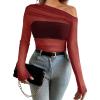 imageWIHOLL Womens Mesh Sheer Tops Sexy Crew Neck Summer Loose FIt Party Clubwear ShirtsDred