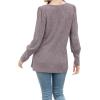imageWIHOLL Womens Tops Dressy Casual Fall Sweaters Square Neck Fashion Clothes 20230pinkgrey