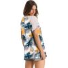 imageWIHOLL Summer Tops for Women V Neck TShirts Swiss Dot Short Sleeve Shirts Casual Fashion BlousesRink Flower
