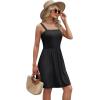 imageWIHOLL Summer Dresses for Women 2025 Curvy Fahion Floral Sundresses Beach Vacation ClothesBlack