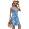 imageWIHOLL Summer Dresses for Women 2025 Curvy Fahion Floral Sundresses Beach Vacation ClothesBlue Floral2
